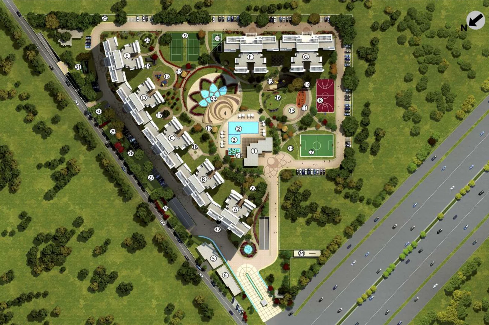 Paras Quartier Site Plan