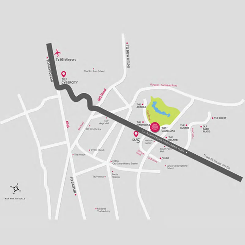 Paras Quartier Location Map