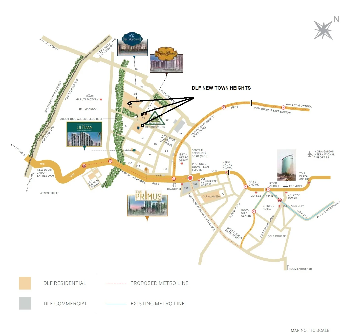Paras Quartier Location Map