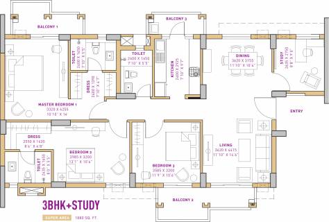 Vatika The Seven Lamps Floor Plan