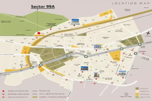 4S Aster Avenue Location Map